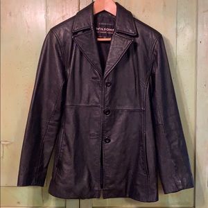 Wilson’s Black leather jacket